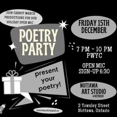 Nottawa Poetry Party